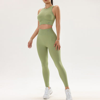 Women's Sports Fitness Yoga Running Top Suit